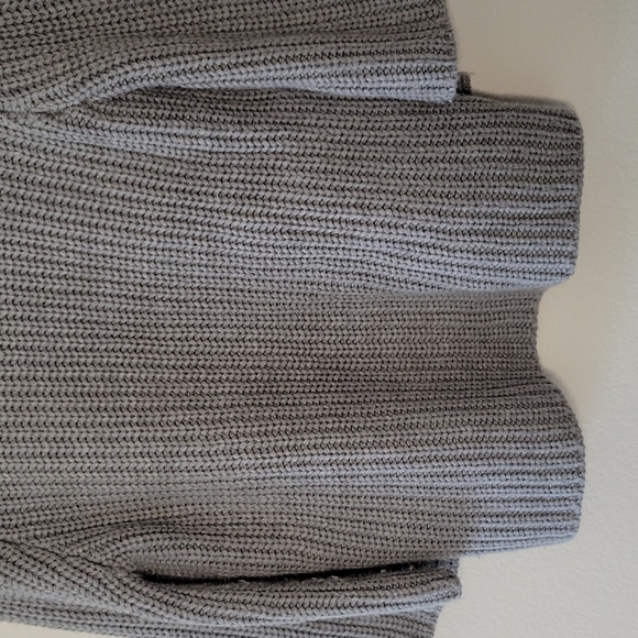MERONA Light Gray Knit Cardigan size Medium - Picture 10 of 13